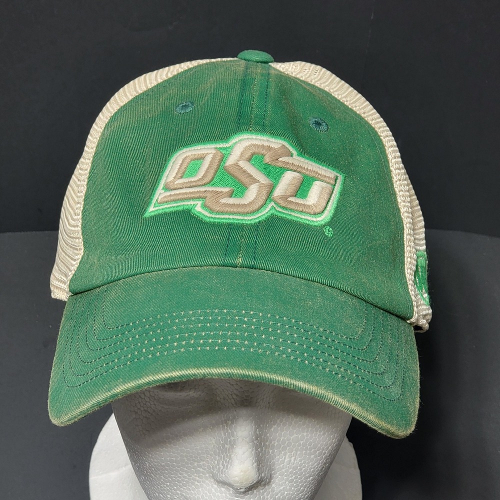 Top of the World OSU Oklahoma State Cowboys Green Trucker Hat‎ One-Fit Shamrock